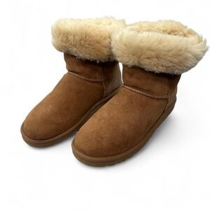 UGG Chestnut Suede Short Classic Boots